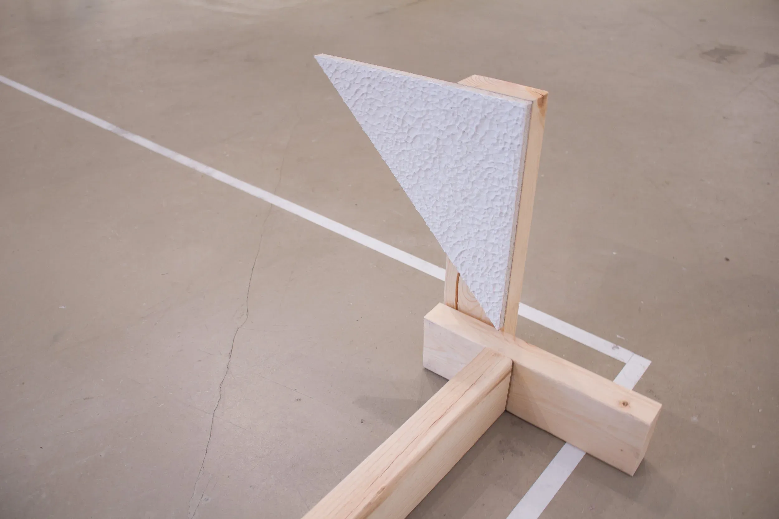 All works, unless noted otherwise: 2x4 Pine, Drywall, Joint Compound, Latex Paint